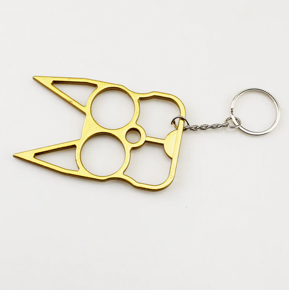 Säkerhets - nyckelring i metall